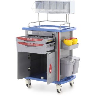 Тележка медицинская MED-MOS ЕТ750-02 ТМ-002АН-00 серый
