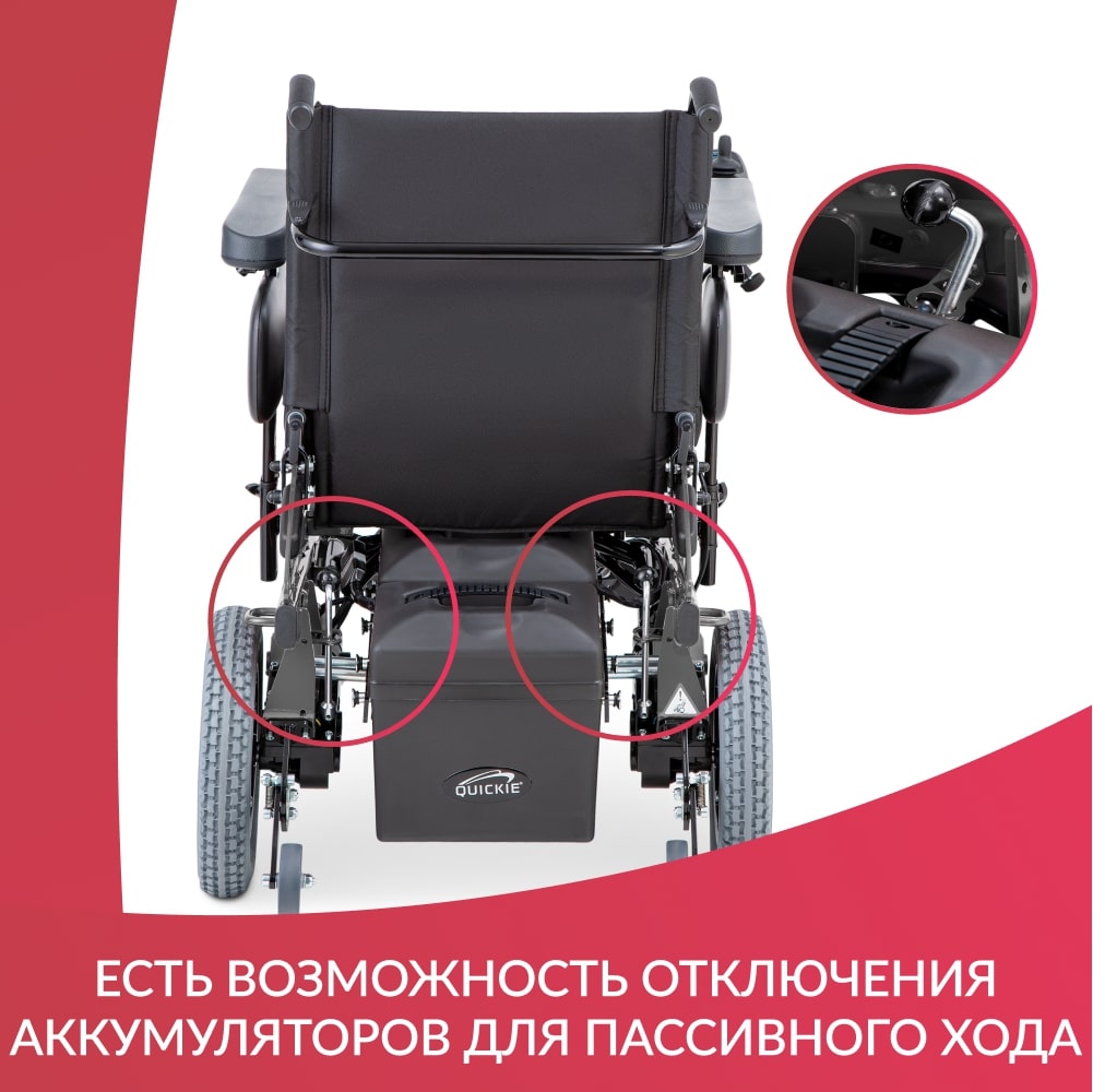 Кресло-коляска Sunrise Rumba WBR NB50-12 (Серый, 420 мм) — изображение 41